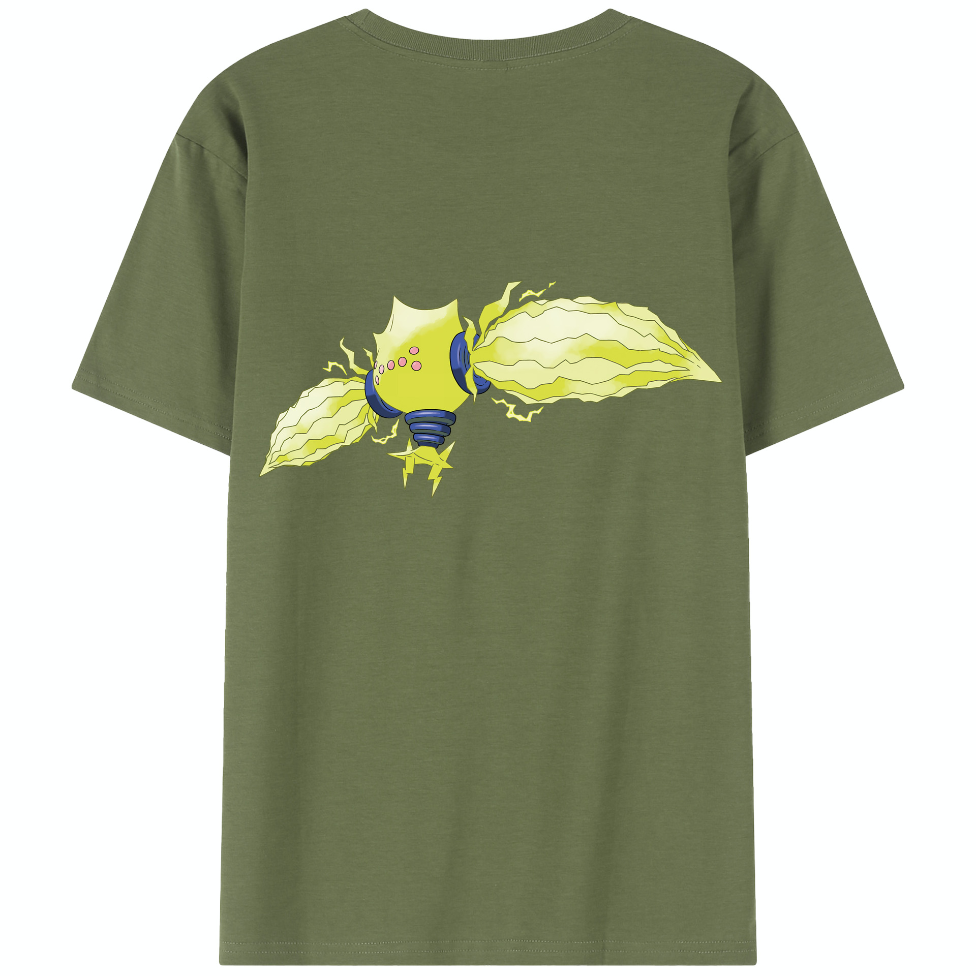 （画像用） ポケットモンスター Pokémon 綿100％半袖Tシャツ（背面プリント）